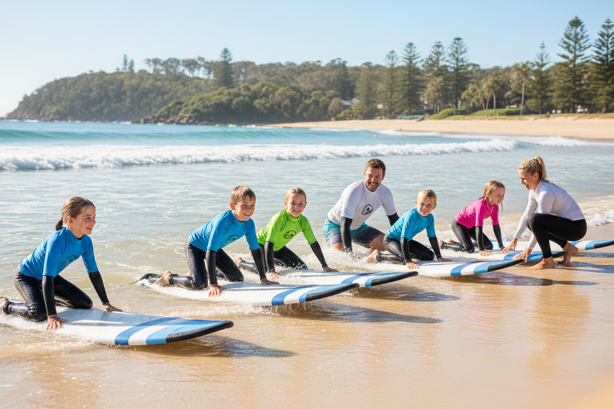 Kids School Holiday Surf Program 1 Lesson